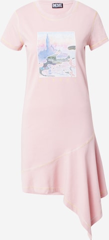 DIESEL Klänning 'REFLO' i rosa: framsida