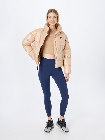 Nike Sportswear Zimní bunda – pink