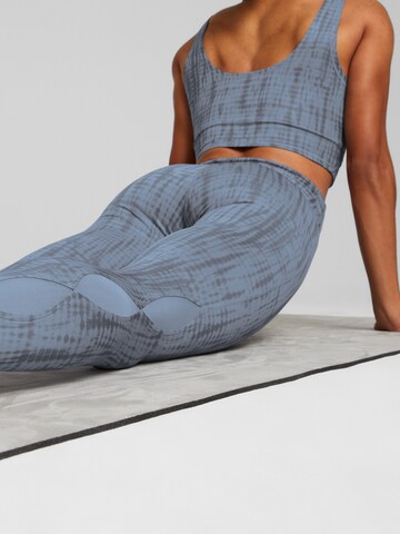 PUMA Skinny Workout Pants in Blue