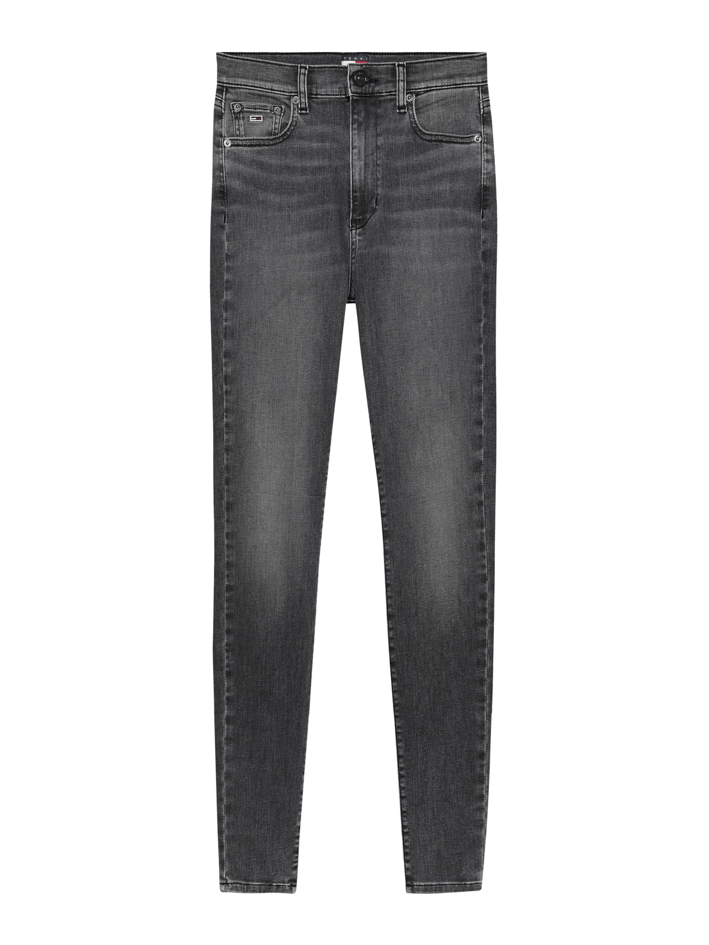 Tommy Jeans Skinny Farmer 'SYLVIA' - szürke: elől