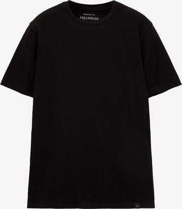 Pull&Bear Shirt in Zwart: voorkant