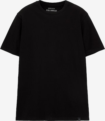 Pull&Bear Shirt in Zwart: voorkant