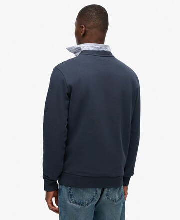 Sweat-shirt 'Athletic Essentials' Superdry en bleu