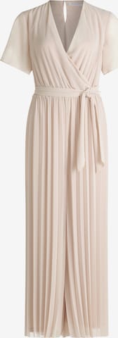 Tuta jumpsuit di Betty & Co in beige: frontale