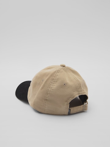 Casquette Pull&Bear en beige : devant