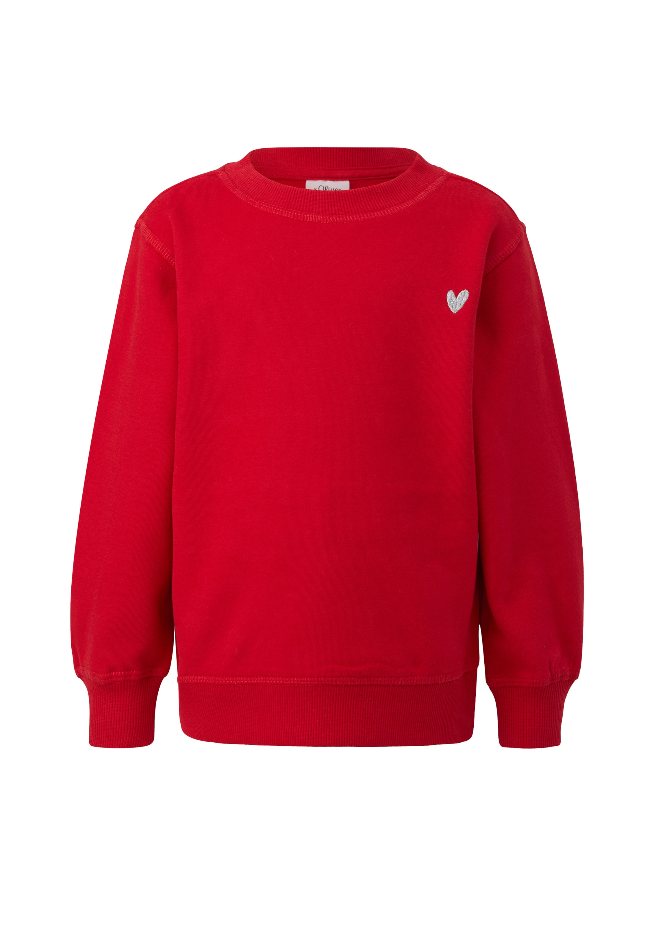 s.Oliver Sweatshirt in Rood: voorkant
