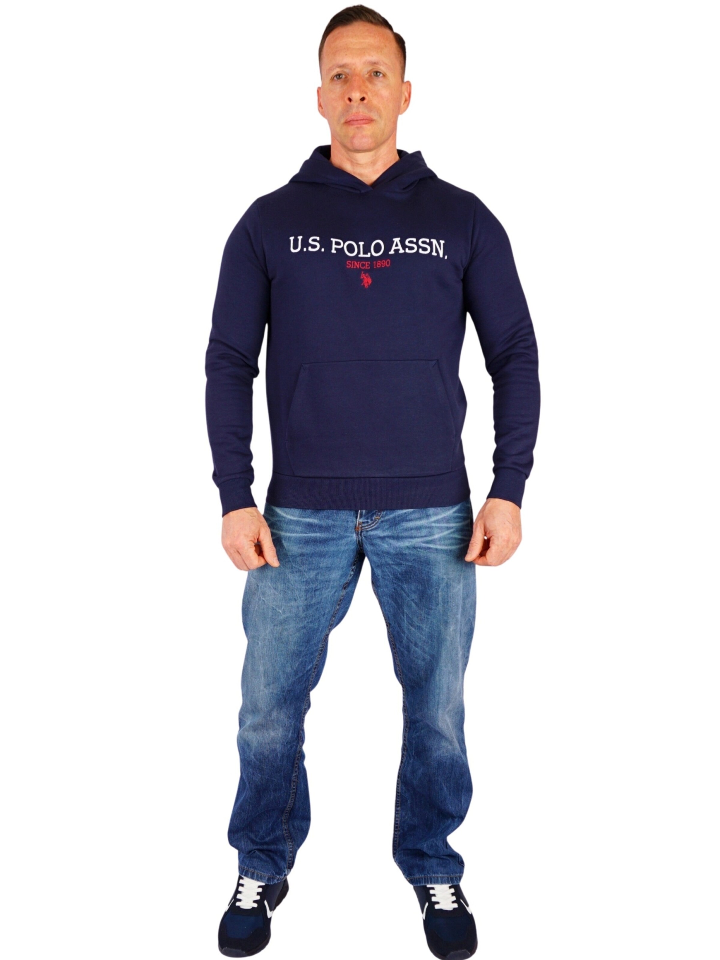 U.S. POLO ASSN. Sweatshirt in Blue: front