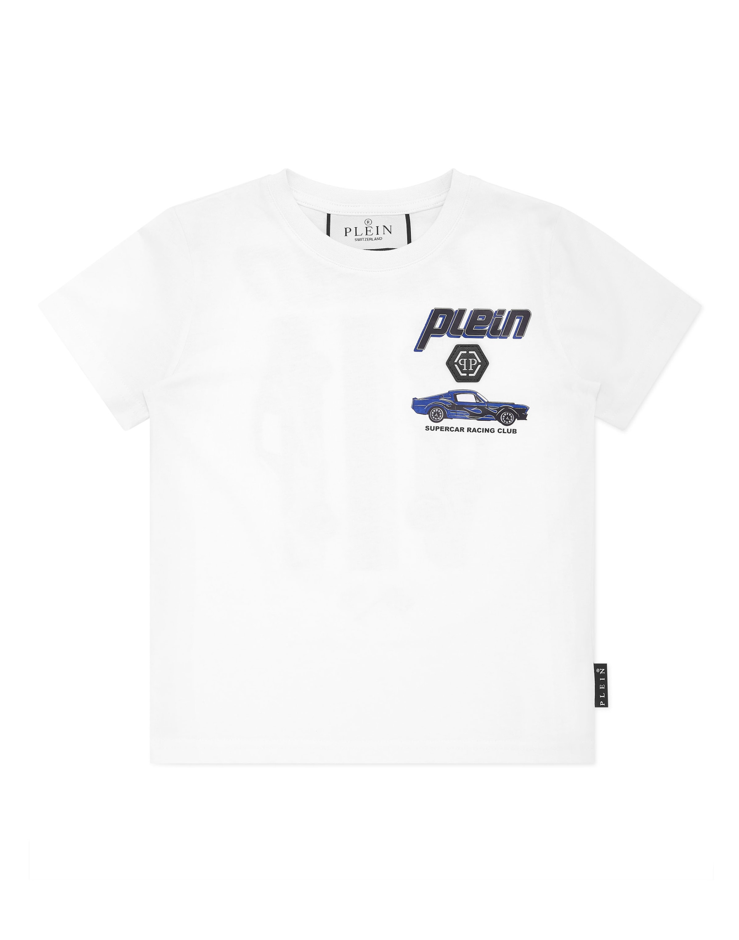 Philipp Plein - Camiseta 'Smile' en blanco: frente