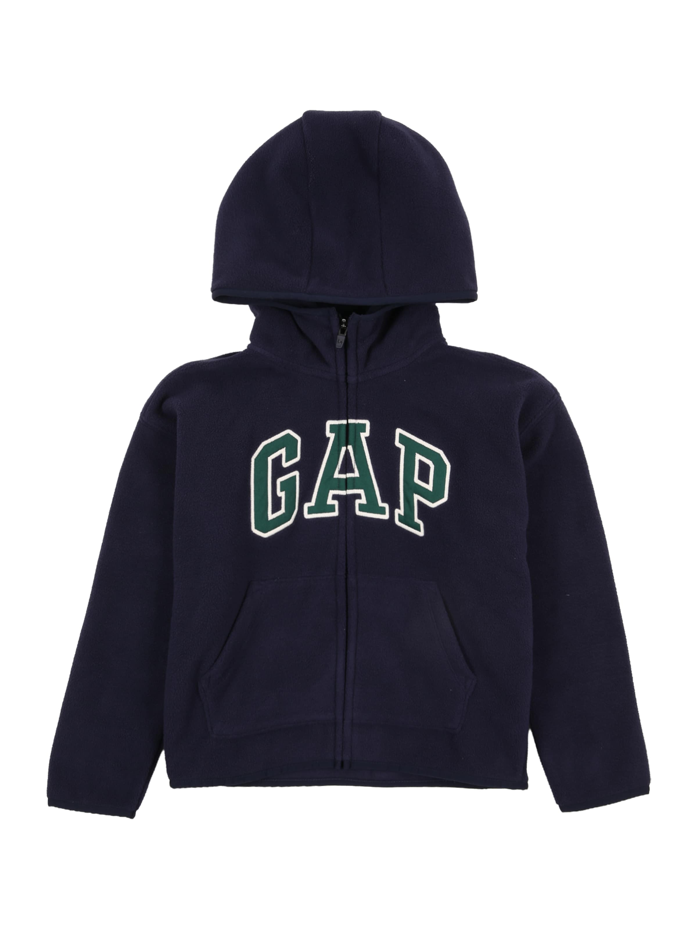 GAP Fleece jas in Blauw: voorkant