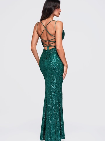 Ombre Evening dress in Green