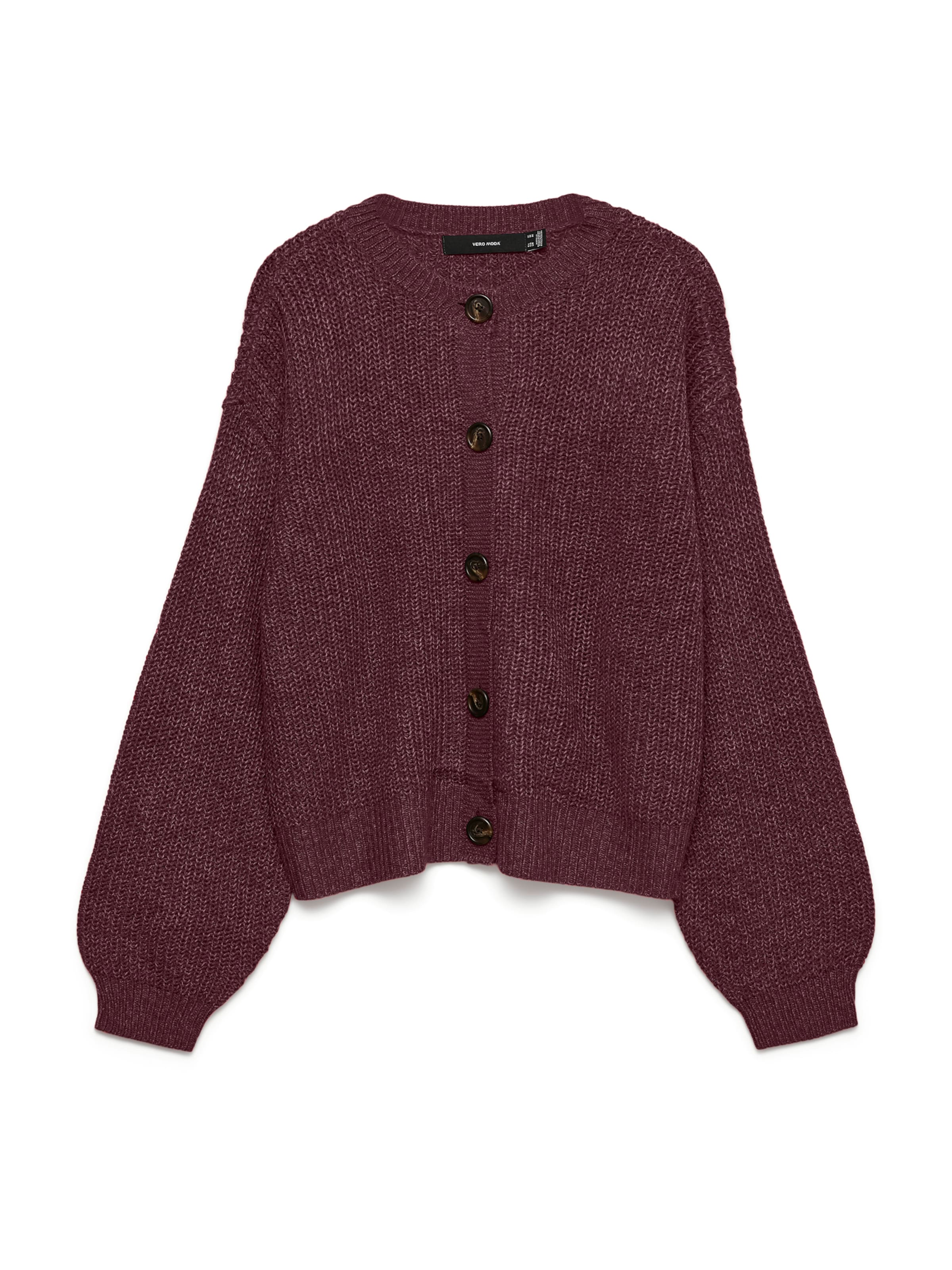VERO MODA Knit Cardigan 'VMLea' in Red: front