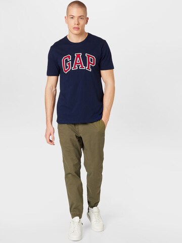 GAP Regular Fit T-Shirt 'BAS' in Blau