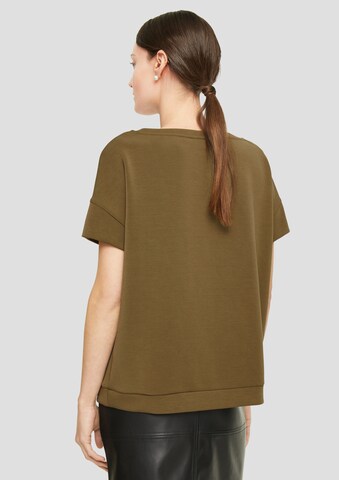 COMMA Sweatshirt in Green: back