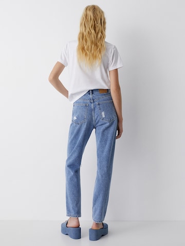 Pull&Bear Regular Jeans in Blauw