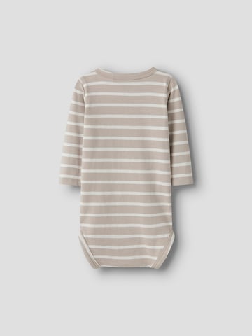 NAME IT Romper/bodysuit 'NBNOSUPPA' in Grey