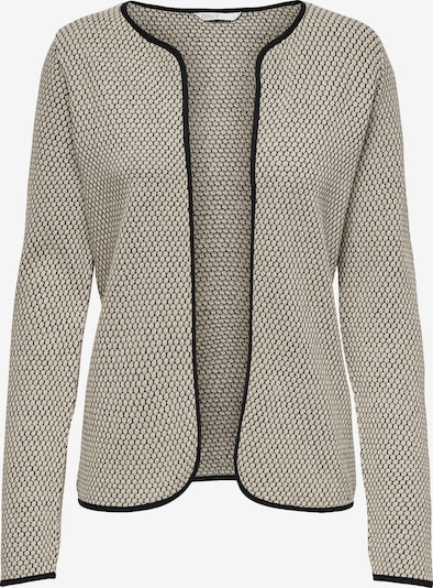 ONLY Strickjacke in beige / schwarz, Produktansicht