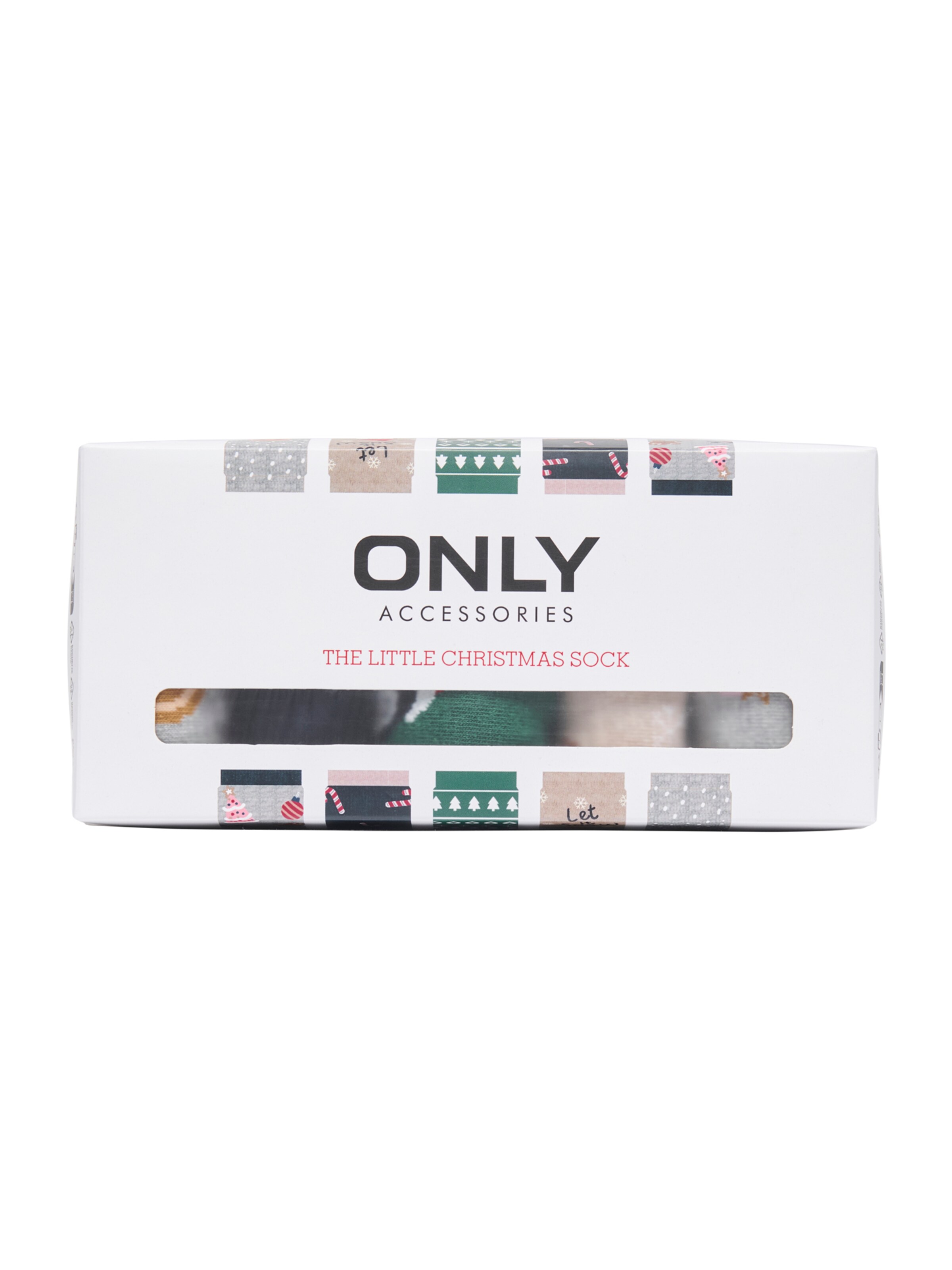 ONLY Sockor 'ONLCHRISTMAS' i beige