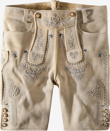 STOCKERPOINT Traditional pants 'Fellhorn' in Beige: front