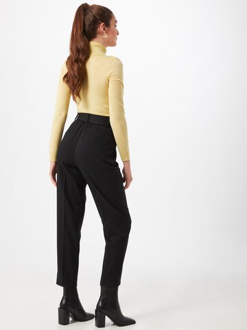 VERO MODA Tapered Pleat-front trousers in Black