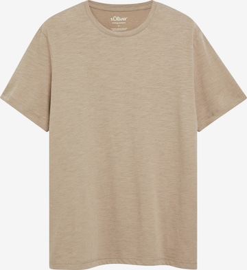 s.Oliver T-Shirt in Braun: Vorderseite