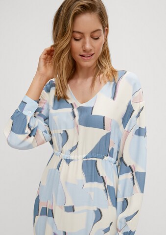 comma casual identity Jurk in Blauw