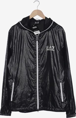 EA7 Emporio Armani Jacket & Coat in XXL in Black: front