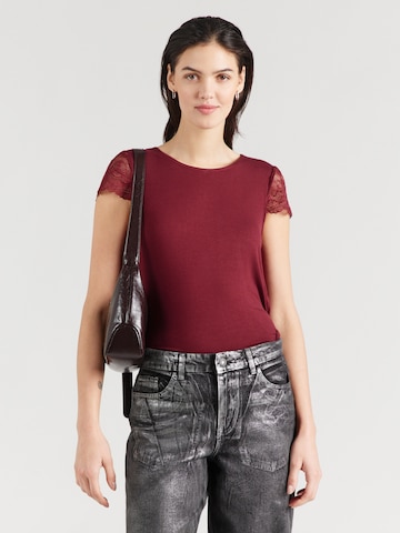 Tricou 'Vanessa' de la ABOUT YOU pe roșu: față
