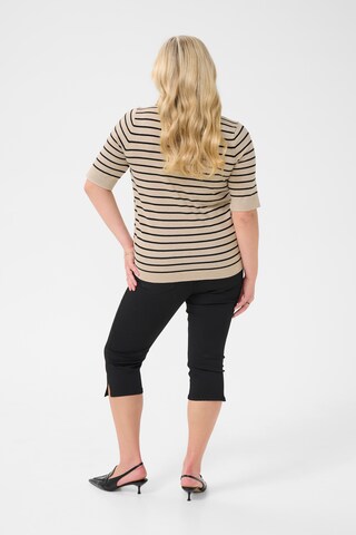 KAFFE CURVE Sveter 'Lizzy' - Béžová