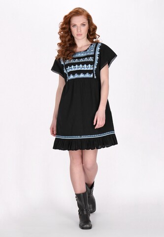 DreiMaster Vintage - Vestido de verano en negro
