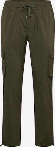 Effilé Pantalon cargo Only & Sons en vert : devant