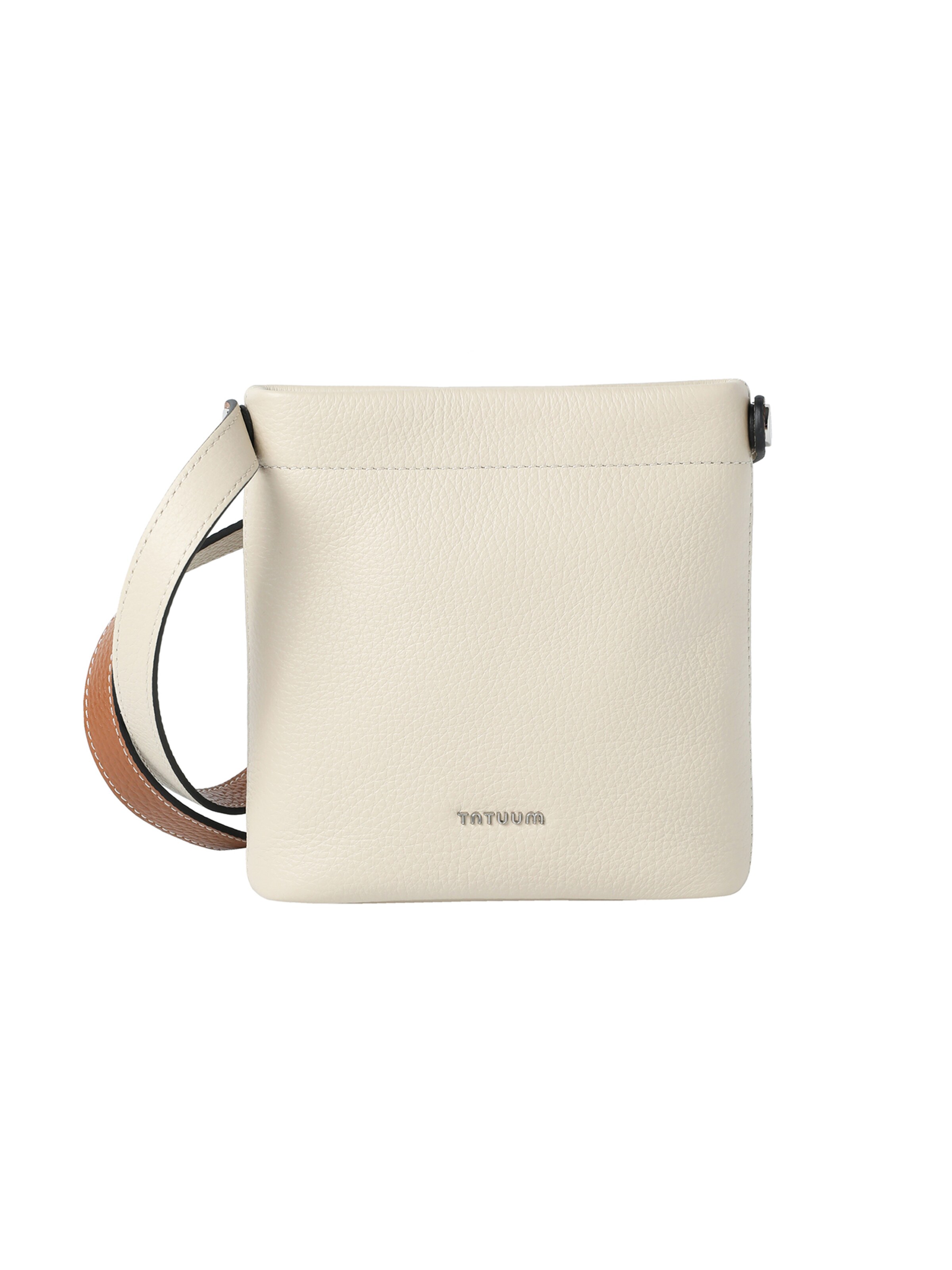 TATUUM - Mala de ombro 'Essence' em bege: frente