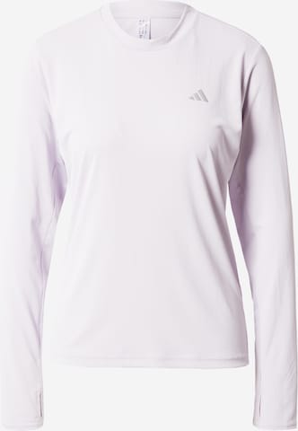 purpurinė ADIDAS PERFORMANCE Sportiniai marškinėliai 'Run It': priekis