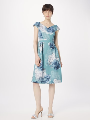 Robe SWING en bleu : devant