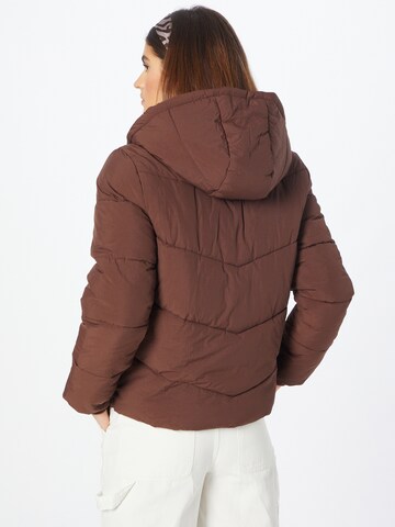 PIECES Winter Jacket 'Jamilla' in Brown