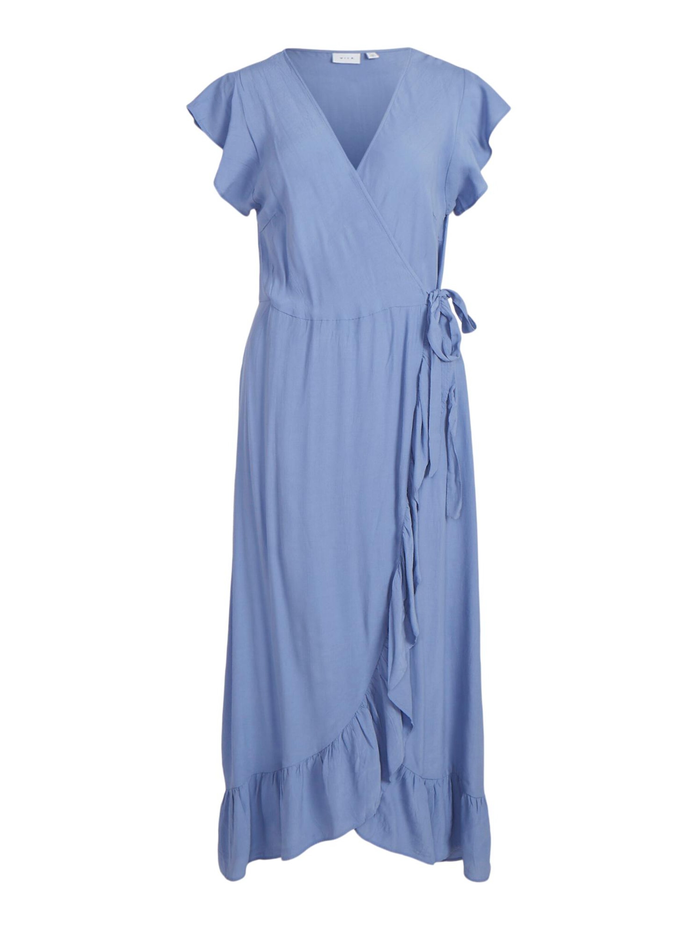 Rochie 'FINI' de la VILA pe albastru: față