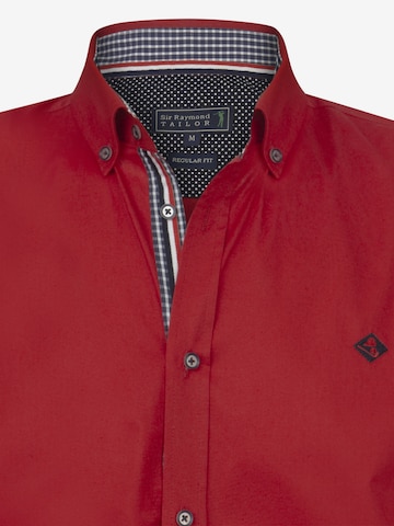 Sir Raymond Tailor Regular fit Button Up Shirt 'Josh' in Red