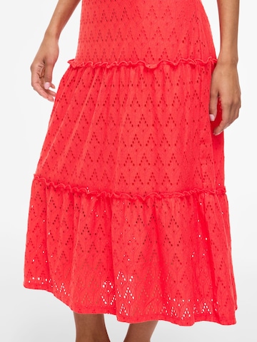 VILA Rok 'VIAmalina' in Rood