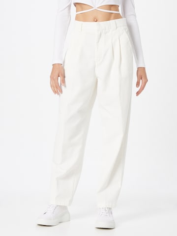 Pantalon à pince 'Tristin' Carhartt WIP en blanc : devant