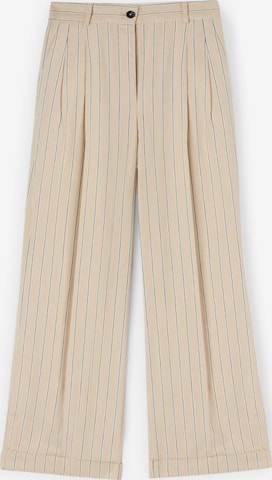 Wide Leg Pantalon MOTIVI en beige : devant