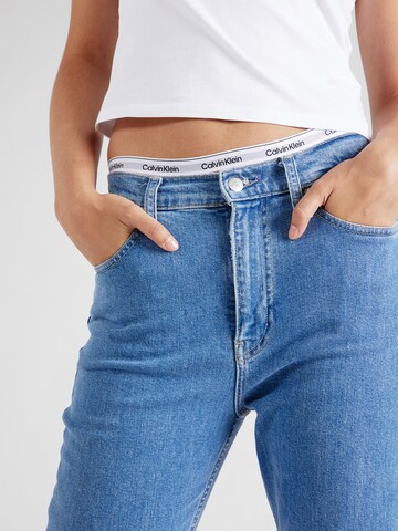 Calvin Klein Jeans Regular Jeans 'AUTHENTIC SLIM STRAIGHT' i blå