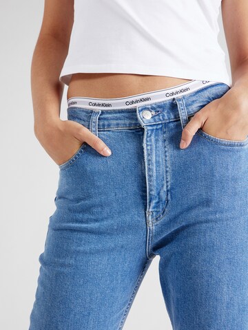 Calvin Klein Jeans Normální Džíny 'AUTHENTIC SLIM STRAIGHT' – modrá