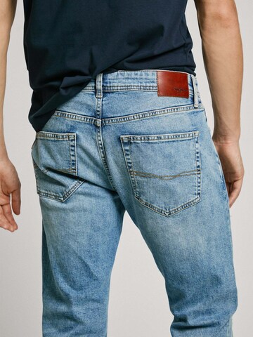 Pepe Jeans Tapered Jeans 'Stanley' in Blauw
