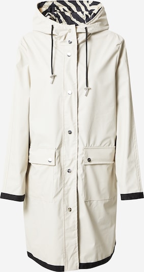 Palton de primăvară-toamnă RINO & PELLE pe negru / alb / alb natural, Vizualizare produs