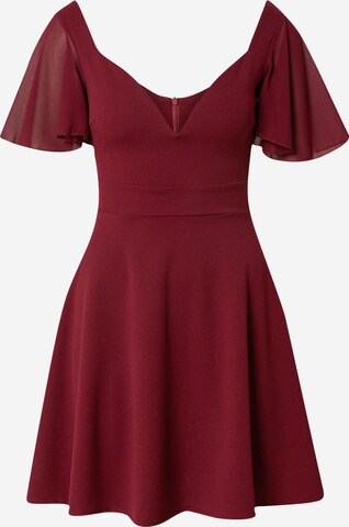 WAL G. Cocktail Dress 'KARA' in Red: front