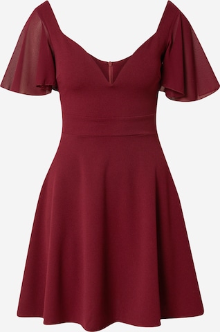 WAL G. Cocktail Dress 'KARA' in Red: front