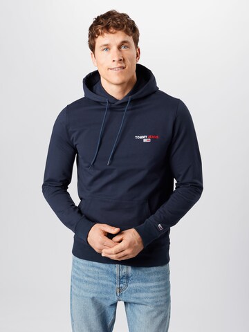 Tommy Jeans Regular fit Sweatshirt in Blauw: voorkant