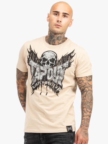 Tapout Shirt 'CRESTON' in Beige: front