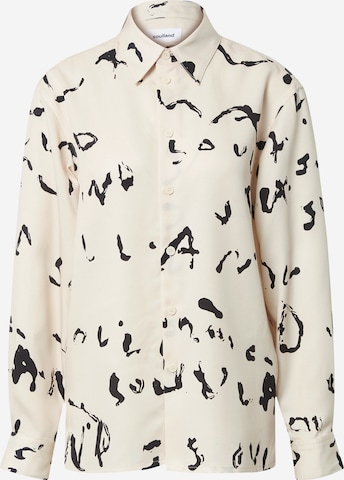 Soulland Blouse 'Perry' in Beige: front