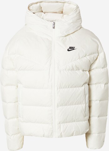 Veste d’hiver Nike Sportswear en blanc : devant