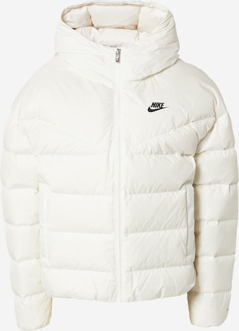 Nike Sportswear Vinterjacka i vit: framsida